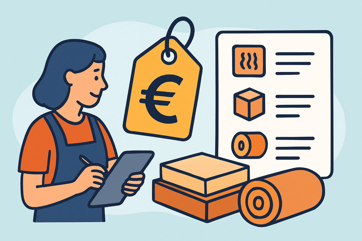 Eristeiden hinnoittelu – neliö-, kuutio- ja pakettihinta